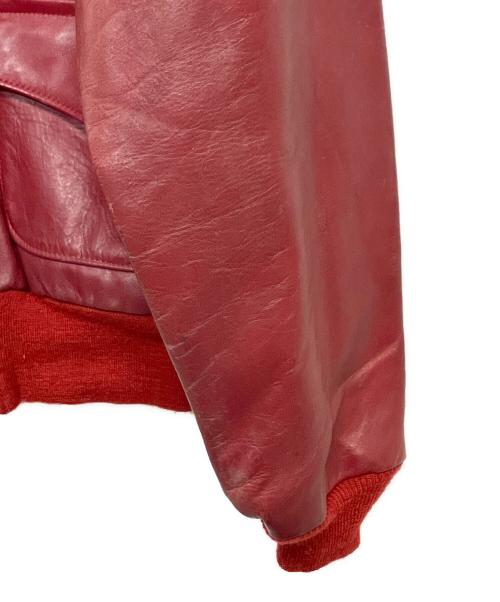 AVIREX（アヴィレックス）AVIREX (アヴィレックス) ヴィンテージA-2 フライトジャケット ワインレッド サイズ:SIZE 40の古着・服飾アイテム
