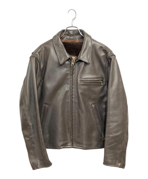 Schott（ショット）Schott (ショット) 80-90s 642シングルライダースジャケット ブラウン サイズ:SIZE 40の古着・服飾アイテム