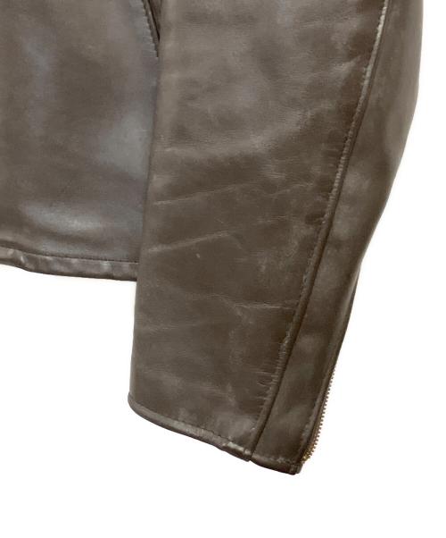 Schott（ショット）Schott (ショット) 80-90s 642シングルライダースジャケット ブラウン サイズ:SIZE 40の古着・服飾アイテム