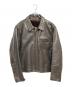 Schott（ショット）の古着「80-90s 642シングルライダースジャケット」｜ブラウン