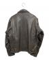 Schott (ショット) 80-90s 642シングルライダースジャケット ブラウン サイズ:SIZE 40：35000円