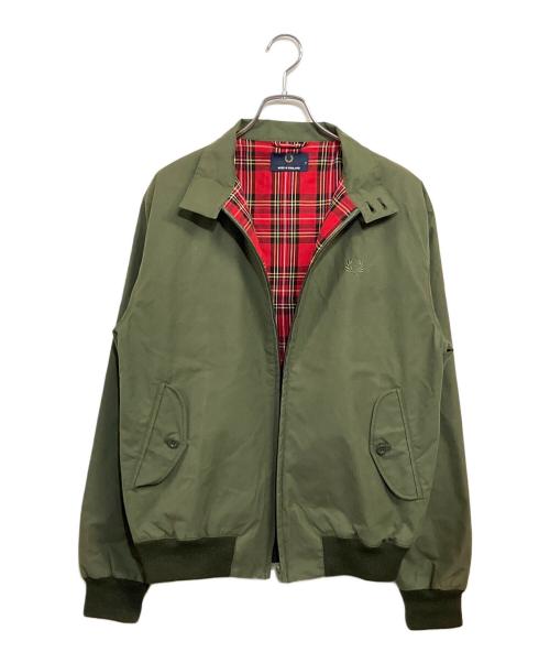 FRED PERRY（フレッドペリー）FRED PERRY (フレッドペリー) Made In England Harrington オリーブ サイズ:SIZE L (UK M)の古着・服飾アイテム