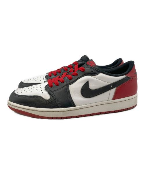 NIKE（ナイキ）NIKE (ナイキ) Air Jordan 1 Retro Low OG レッド×ブラック×ホワイト サイズ:SIZE 27.5cmの古着・服飾アイテム