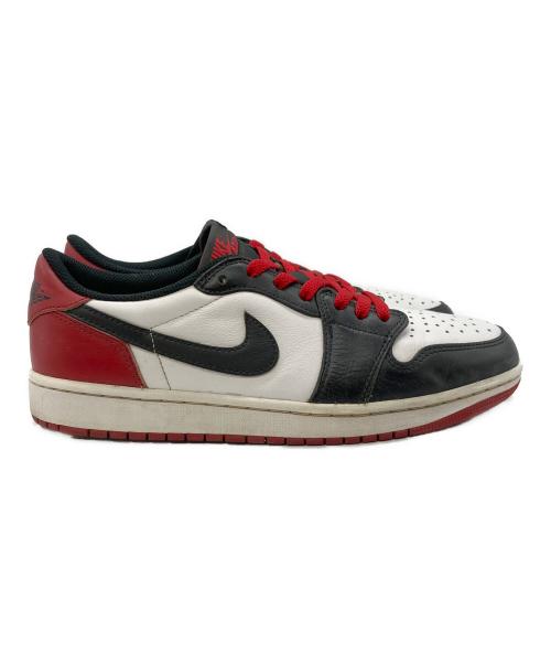 NIKE（ナイキ）NIKE (ナイキ) Air Jordan 1 Retro Low OG レッド×ブラック×ホワイト サイズ:SIZE 27.5cmの古着・服飾アイテム