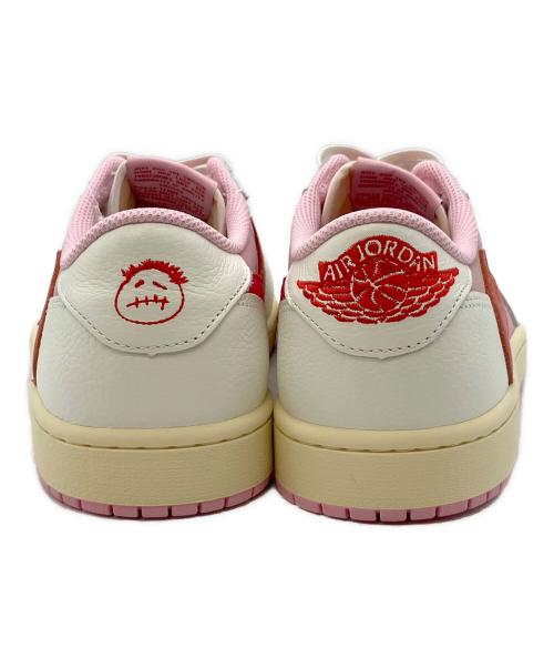 NIKE（ナイキ）NIKE (ナイキ) Travis Scott (トラヴィススコット) Air Jordan 1 Retro Low OG ピンク サイズ:SIZE 27.5cm 未使用品の古着・服飾アイテム