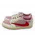 NIKE (ナイキ) Travis Scott (トラヴィススコット) Air Jordan 1 Retro Low OG ピンク サイズ:SIZE 27.5cm 未使用品：50000円