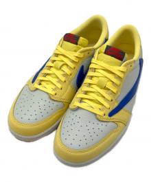 NIKE×Travis Scott（ナイキ×トラヴィススコット）の古着「Women's Air Jordan 1 Retro Low OG」｜グレー×イエロー×ブルー