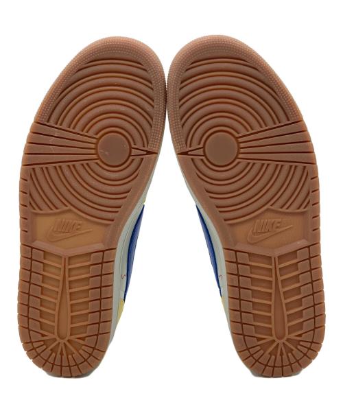 NIKE（ナイキ）NIKE (ナイキ) Travis Scott (トラヴィススコット) Women's Air Jordan 1 Retro Low OG グレー×イエロー×ブルー サイズ:SIZE 28.5cmの古着・服飾アイテム