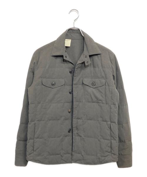 MISTER HOLLYWOOD（ミスター・ハリウッド）MISTER HOLLYWOOD (ミスター・ハリウッド) ダウン シャツジャケット グレー サイズ:SIZE 36 (S)の古着・服飾アイテム