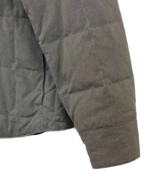 MISTER HOLLYWOOD（ミスター・ハリウッド）MISTER HOLLYWOOD (ミスター・ハリウッド) ダウン シャツジャケット グレー サイズ:SIZE 36 (S)の古着・服飾アイテム