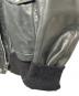 中古・古着 Schott (ショット) 184SM A-2 レザーフライトジャケット ブラック サイズ:SIZE 38 (M)：30000円