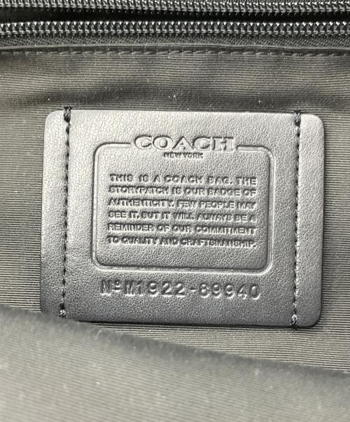 COACH（コーチ）COACH (コーチ) リュック ネイビー×ベージュの古着・服飾アイテム