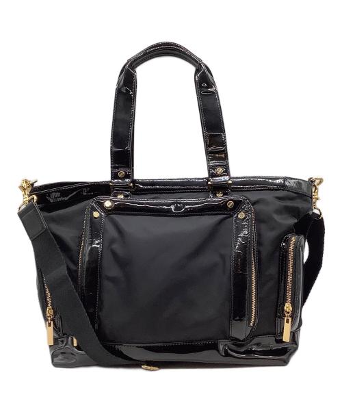 TORY BURCH（トリーバーチ）TORY BURCH (トリーバーチ) 2WAYバッグ ブラックの古着・服飾アイテム