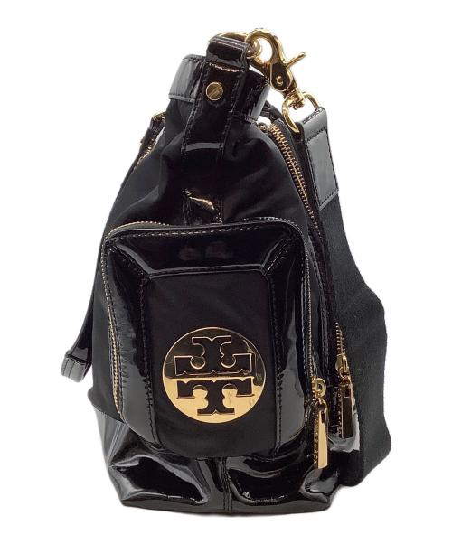 TORY BURCH（トリーバーチ）TORY BURCH (トリーバーチ) 2WAYバッグ ブラックの古着・服飾アイテム