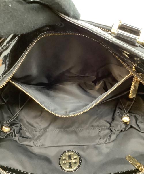 TORY BURCH（トリーバーチ）TORY BURCH (トリーバーチ) 2WAYバッグ ブラックの古着・服飾アイテム