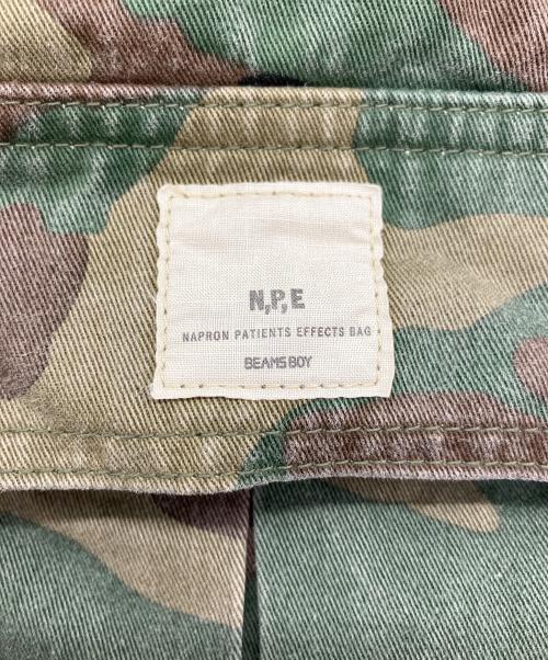 N,P,E（エヌピーイー）N,P,E (エヌピーイー) 別注ペイシェントバッグ L カーキの古着・服飾アイテム