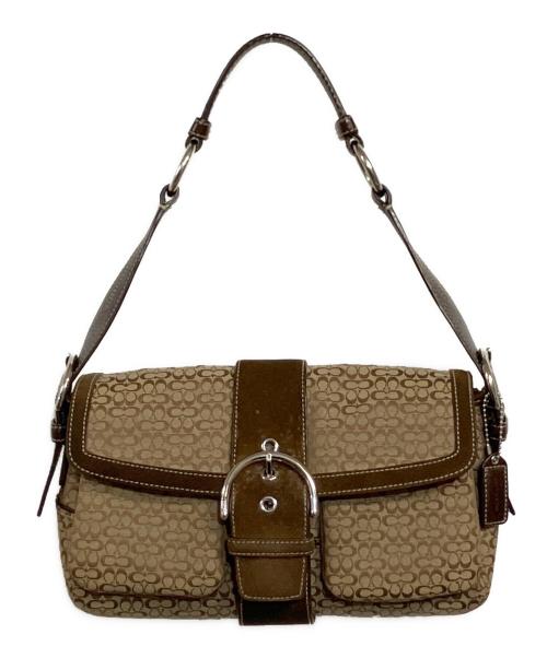 COACH（コーチ）COACH (コーチ) ショルダーバッグ ブラウンの古着・服飾アイテム