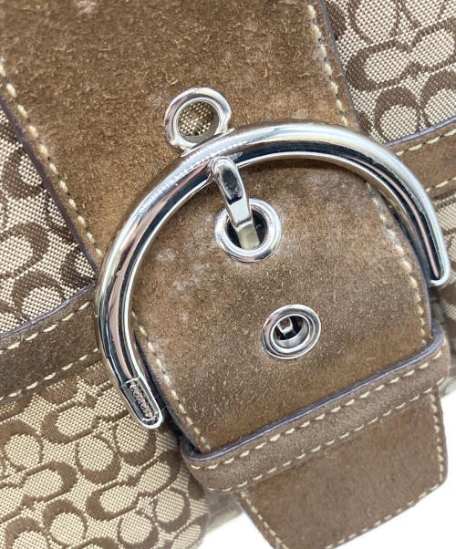 COACH（コーチ）COACH (コーチ) ショルダーバッグ ブラウンの古着・服飾アイテム