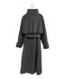 louere (ルエレ) 2wayハイネックウールライクウエストシェイプフレアコート グレー サイズ:SIZE L：4500円