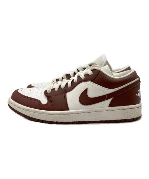NIKE（ナイキ）NIKE (ナイキ) Women's Air Jordan 1 Low ホワイト×ボルドー サイズ:SIZE 25cmの古着・服飾アイテム