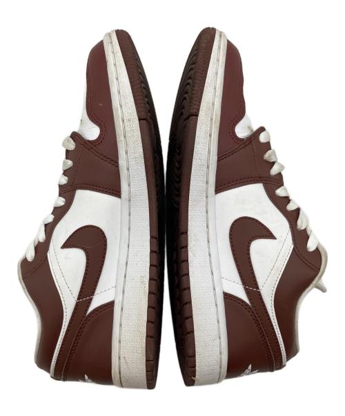 NIKE（ナイキ）NIKE (ナイキ) Women's Air Jordan 1 Low ホワイト×ボルドー サイズ:SIZE 25cmの古着・服飾アイテム