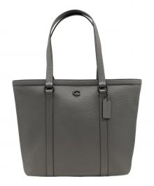COACH（コーチ）の古着「ゴッサム ジップ トート バッグ」｜グレー