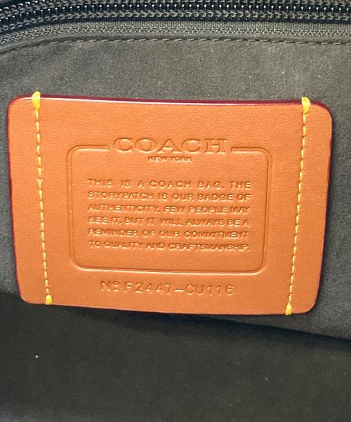 COACH（コーチ）COACH (コーチ) ゴッサム ジップ トート バッグ グレーの古着・服飾アイテム
