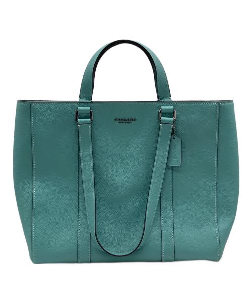 COACH（コーチ）COACH (コーチ) ハドソン ダブル ハンドル トート ターコイズの古着・服飾アイテム