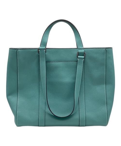 COACH（コーチ）COACH (コーチ) ハドソン ダブル ハンドル トート ターコイズの古着・服飾アイテム