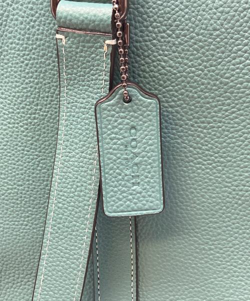 COACH（コーチ）COACH (コーチ) ハドソン ダブル ハンドル トート ターコイズの古着・服飾アイテム