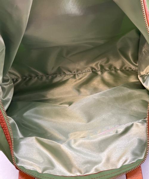 HALEINE（アレンヌ）HALEINE (アレンヌ) トラベルバッグ グリーンの古着・服飾アイテム