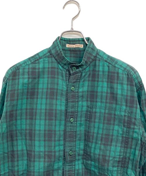 ISSEY MIYAKE（イッセイミヤケ）ISSEY MIYAKE (イッセイミヤケ) 長袖シャツ グリーン サイズ:SIZE Sの古着・服飾アイテム