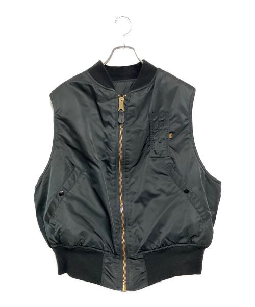 ALPHA INDUSTRIES（アルファインダストリーズ）ALPHA INDUSTRIES (アルファインダストリーズ) FV-2 Flyer's Vest ブラック サイズ:SIZE 3L (US XL)の古着・服飾アイテム