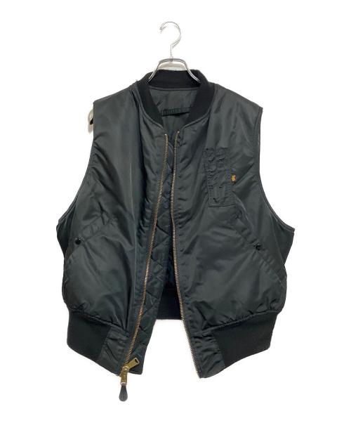 ALPHA INDUSTRIES（アルファインダストリーズ）ALPHA INDUSTRIES (アルファインダストリーズ) FV-2 Flyer's Vest ブラック サイズ:SIZE 3L (US XL)の古着・服飾アイテム