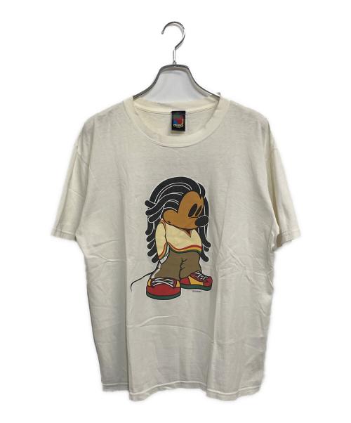 MICKEY UNLIMITED（ミッキー アンリミテッド）MICKEY UNLIMITED (ミッキー アンリミテッド) '90s レゲエミッキーTシャツ ホワイト サイズ:SIZE US Mの古着・服飾アイテム