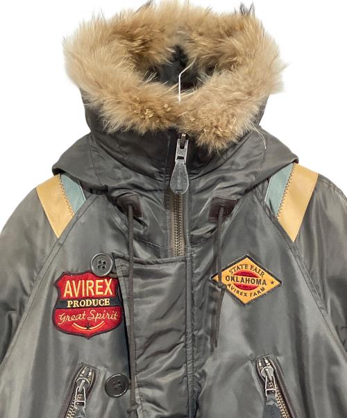 AVIREX（アヴィレックス）AVIREX (アヴィレックス) N-3B グレー サイズ:SIZE Lの古着・服飾アイテム