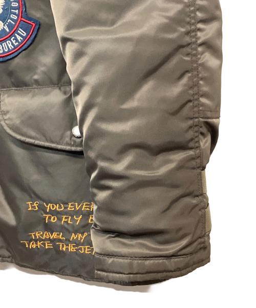 AVIREX（アヴィレックス）AVIREX (アヴィレックス) N-3B グレー サイズ:SIZE Lの古着・服飾アイテム