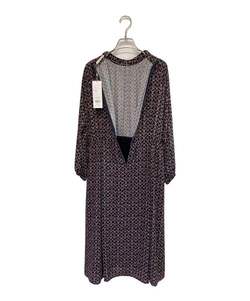 AMACA（アマカ）AMACA (アマカ) 長袖ワンピース ブラックネイビー サイズ:SIZE 38 未使用品の古着・服飾アイテム