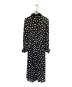ANAYI (アナイ) 24AW ポルカドットタイ衿付きワンピース ブラック サイズ:SIZE 36 未使用品：25000円