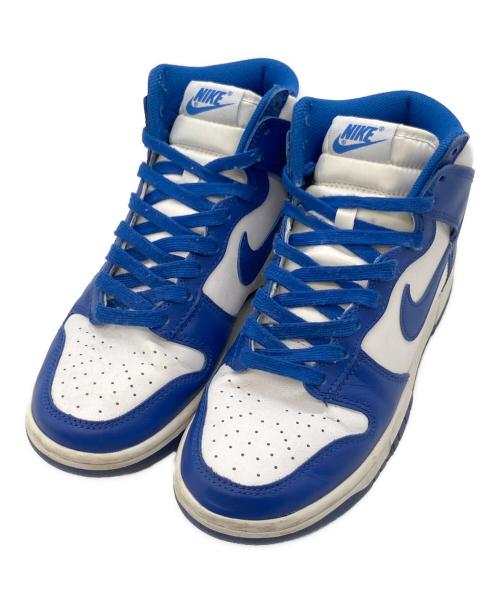 NIKE（ナイキ）NIKE (ナイキ) DUNK HIGH RETRO ブルー×ホワイト サイズ:SIZE 24.5cmの古着・服飾アイテム