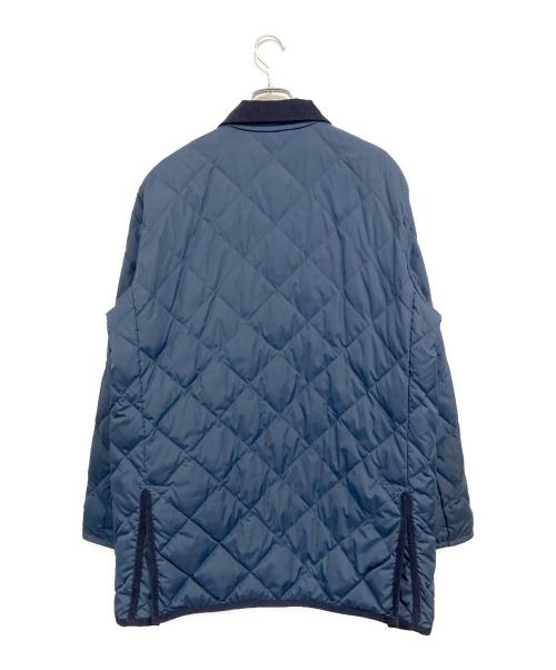 TAION（タイオン）TAION (タイオン) パイピングカラー ダウンカーディガン ネイビー サイズ:SIZE XLの古着・服飾アイテム