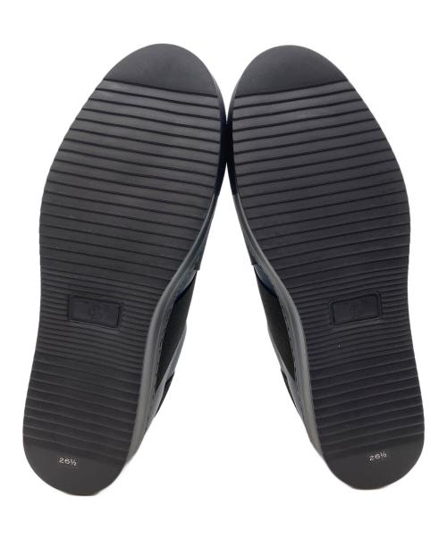 LANVIN en Bleu（ランバンオンブルー）LANVIN en Bleu (ランバンオンブルー) クロスエラスティックスリッポンスニーカー ネイビー サイズ:SIZE 26.5cmの古着・服飾アイテム