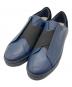 LANVIN en Bleu（ランバンオンブルー）の古着「クロスエラスティックスリッポンスニーカー」｜ネイビー
