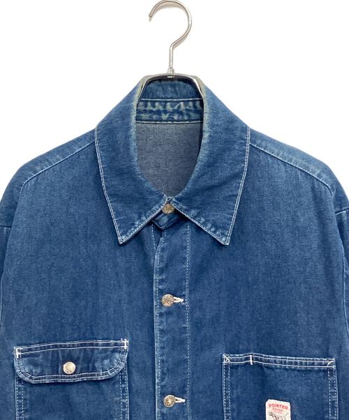 Pointer（ポインター）Pointer (ポインター) カバーオール インディゴ サイズ:SIZE 44の古着・服飾アイテム