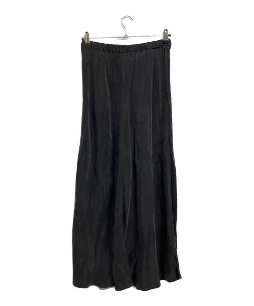 Spick and Span（スピック＆スパン）Spick and Span (スピック＆スパン) キュプラフィブリルタフタフレアスカート ブラック サイズ:SIZE 38 (M)の古着・服飾アイテム