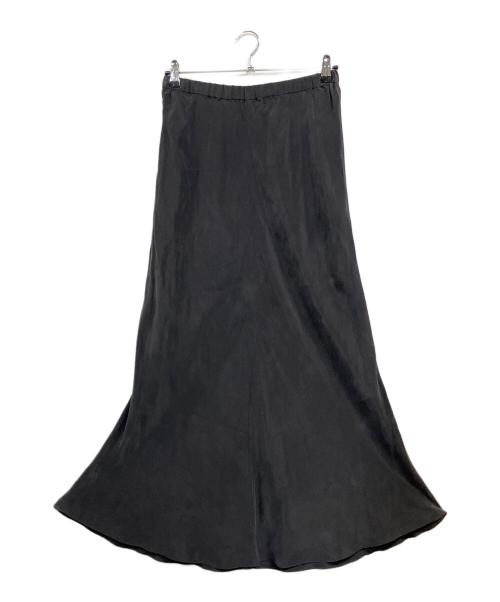 Spick and Span（スピック＆スパン）Spick and Span (スピック＆スパン) キュプラフィブリルタフタフレアスカート ブラック サイズ:SIZE 38 (M)の古着・服飾アイテム
