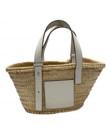 LOEWE（ロエベ）の古着「バスケットバッグ スモール」｜ナチュラル×ホワイト