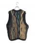 Coogi (クージー) 3Dニットベスト ブラック×ブラウン サイズ:SIZE L (EUR M)：7000円