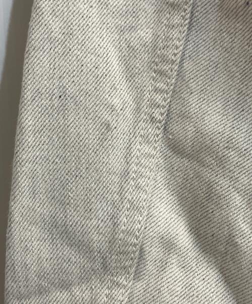 ALEXANDER McQUEEN（アレキサンダーマックイーン）ALEXANDER McQUEEN (アレキサンダーマックイーン) ビッグシルエット デニムジャケット ライトグレー サイズ:SIZE 44 (XS)の古着・服飾アイテム