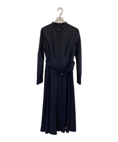 ANAYI（アナイ）ANAYI (アナイ) 24AW ハイカウントフラノフレアワンピース ブラック サイズ:SIZE 36 未使用品の古着・服飾アイテム